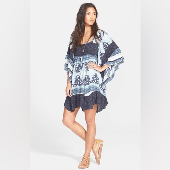 FP Heart of Gold Bell Sleeve Mini Dress - Picture 2 of 8